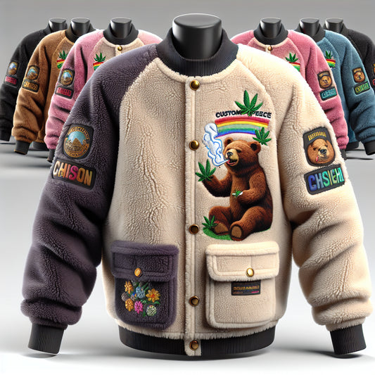 Amarlee 420 Collection Fleece Chenille Jacket with multiple colors by Amarlee Collection