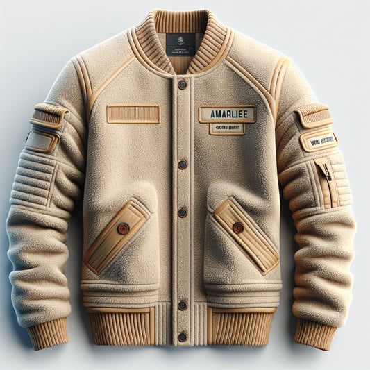 Custom Fleece Chenille Jacket by Amarlee Collection